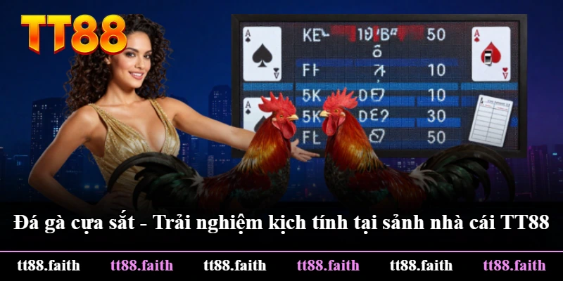 Đá Gà Cựa Sắt - Trải Nghiệm Kịch Tính Tại Sảnh Nhà Cái TT88