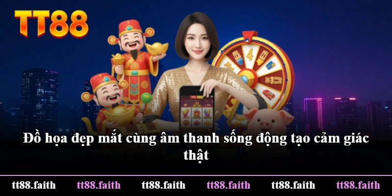 Đồ họa đẹp mắt cùng âm thanh sống động tạo cảm giác thật Đồ họa đẹp mắt cùng âm thanh sống động tạo cảm giác thật