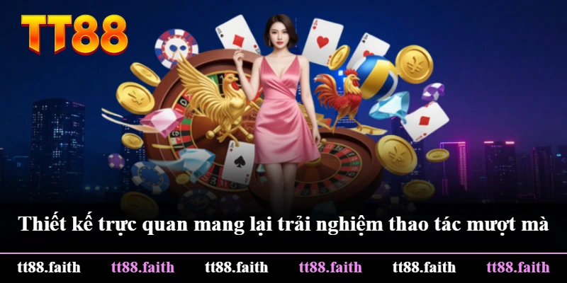Thiết kế trực quan mang lại trải nghiệm thao tác mượt mà Thiết kế trực quan mang lại trải nghiệm thao tác mượt mà